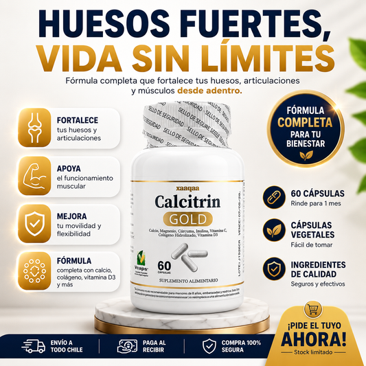 Calcitrin Gold - 60 Capsulas
