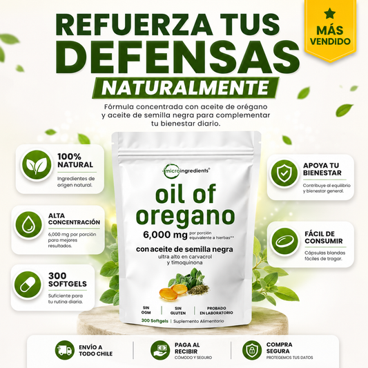 Aceite de Orégano  - 60 Capsulas