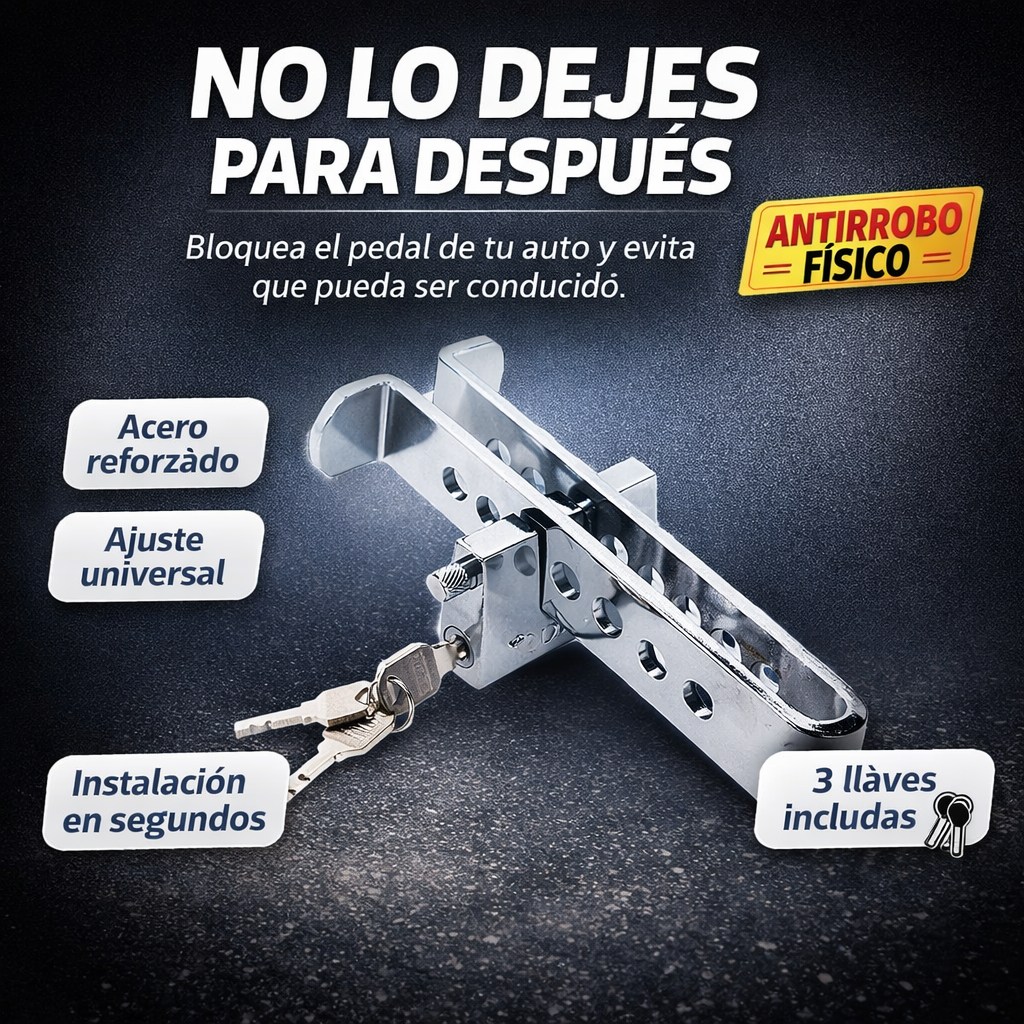 PEDALGUARD X8™ traba pedal para auto