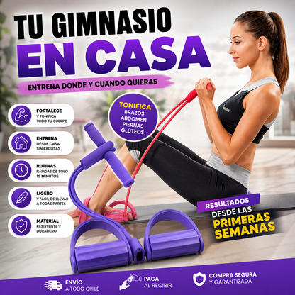 BodyFlex Pro – Banda de Resistencia con Pedales