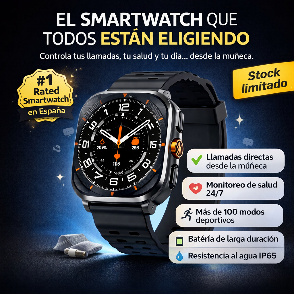 SmartWatch Z7 Ultra Pantalla LED - Compatible con iPhone y Android