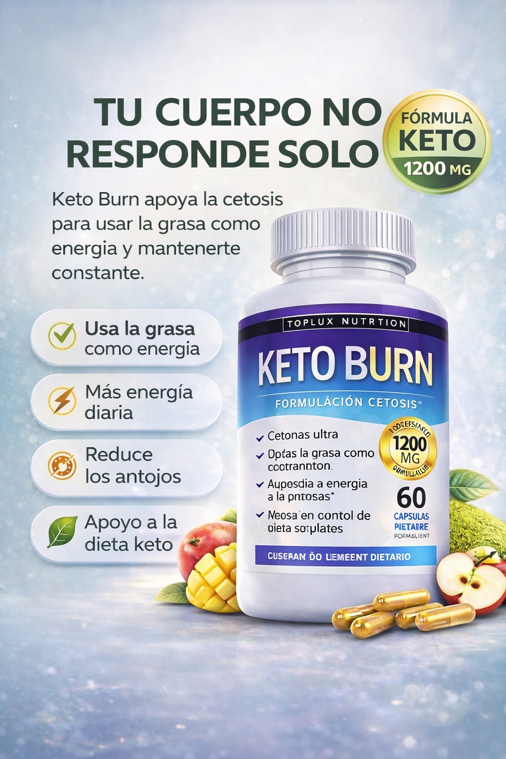 KetoBurnex™ 60 capsulas