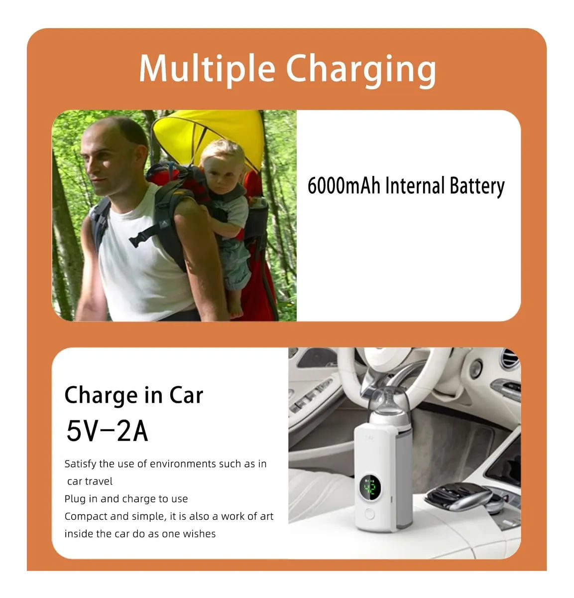 ThermiGo™ Calentador portátil de mamadera